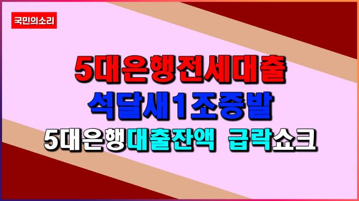 5대 은행 전세대출 석 달 새 1조 증발 기사 이미지